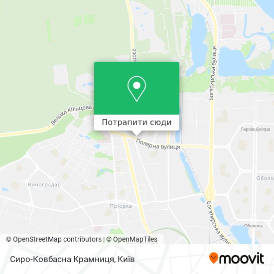 Карта Сиро-Ковбасна Крамниця