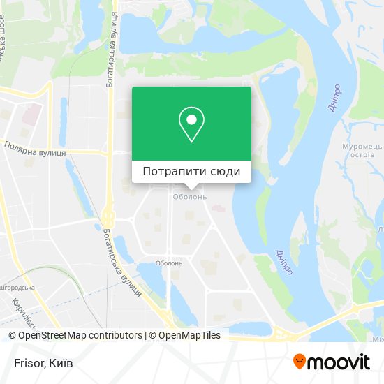 Карта Frisor