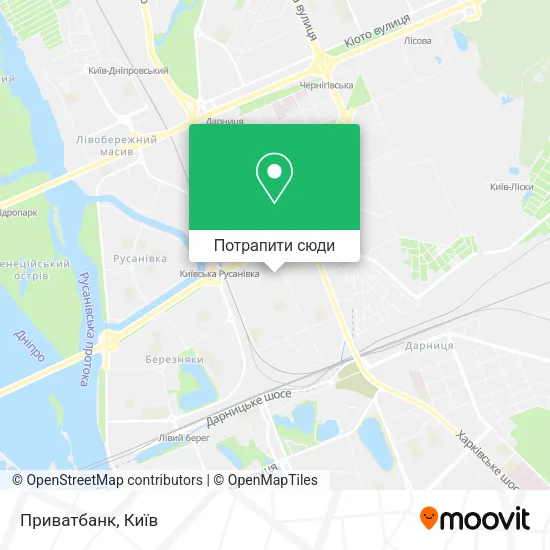 Карта Приватбанк