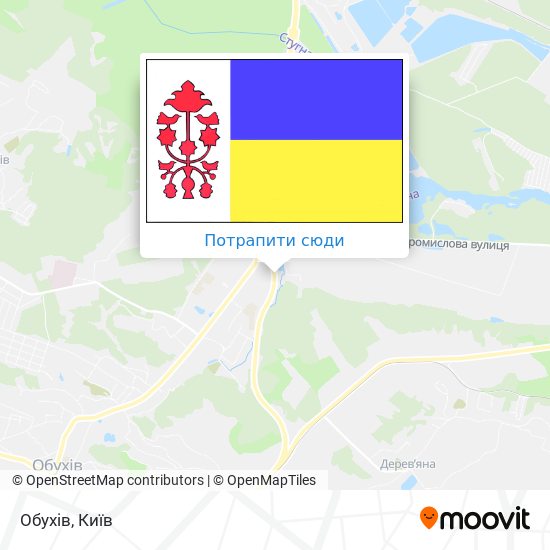 Карта Обухів