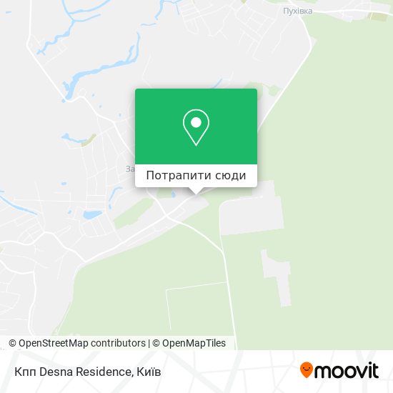 Карта Кпп Desna Residence