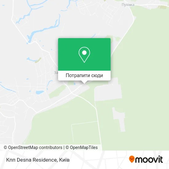 Карта Кпп Desna Residence