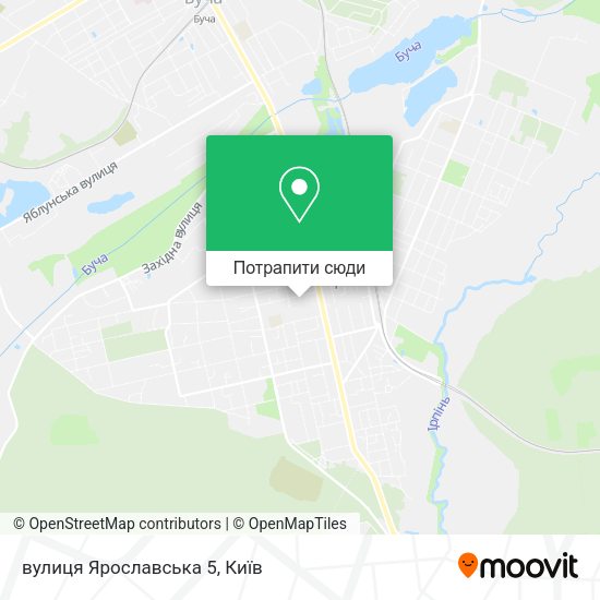 Карта вулиця Ярославська 5