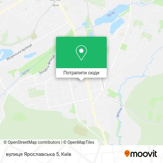 Карта вулиця Ярославська 5