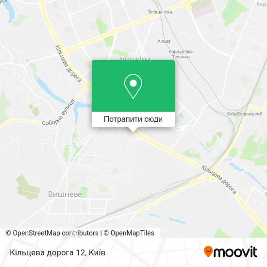 Карта Кільцева дорога 12