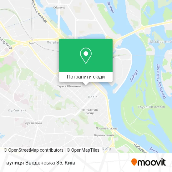 Карта вулиця Введенська 35