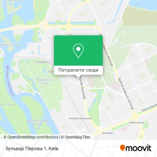 Карта бульвар Перова 1