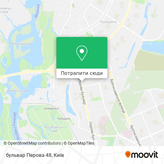 Карта бульвар Перова 48