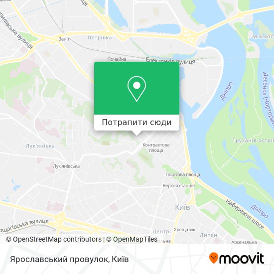 Карта Ярославський провулок