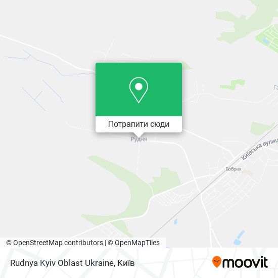 Карта Rudnya Kyiv Oblast Ukraine