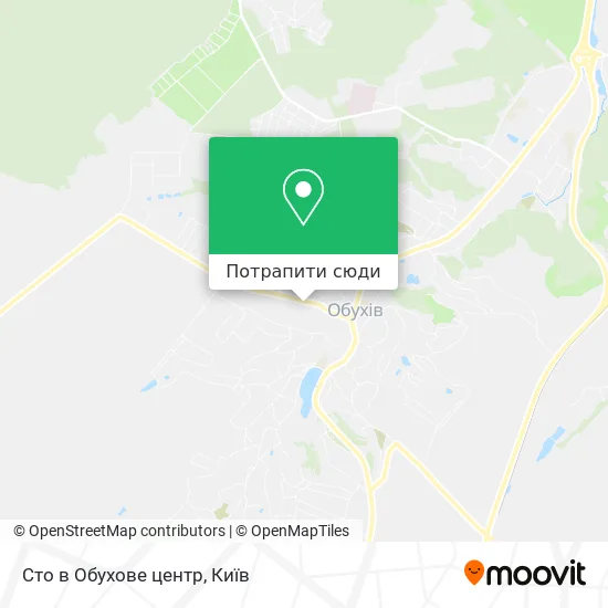 Карта Сто в Обухове центр