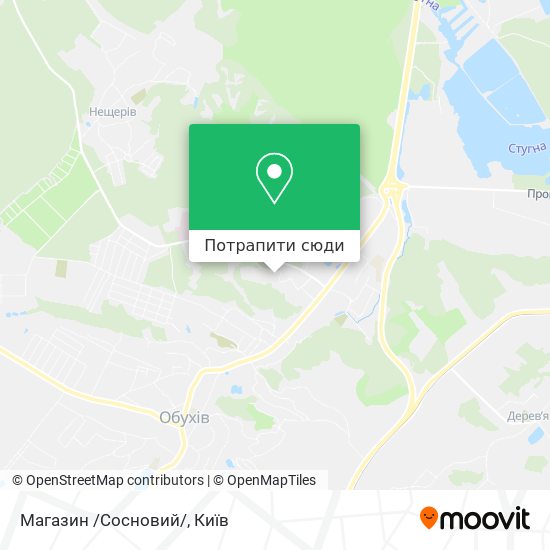 Карта Магазин /Сосновий/