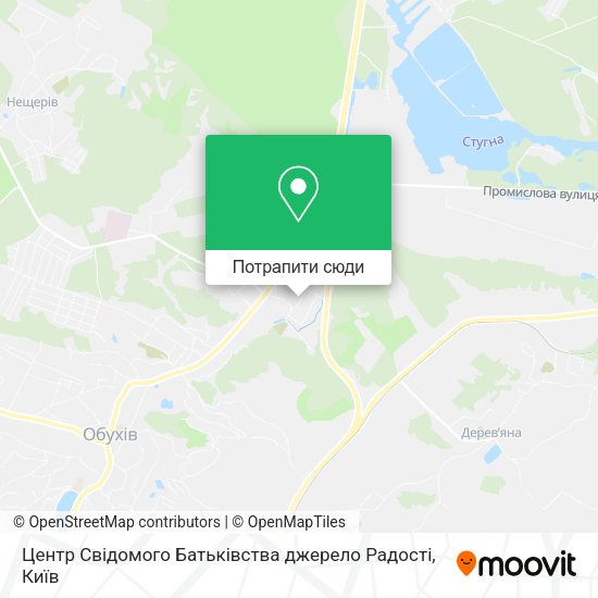 Карта Центр Свідомого Батьківства джерело Радості