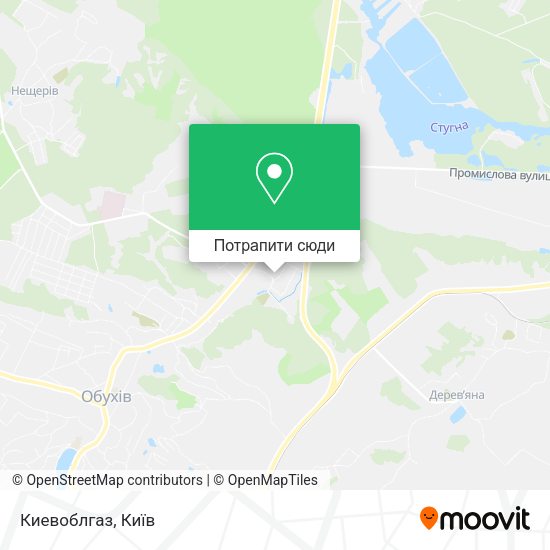 Карта Киевоблгаз