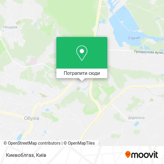 Карта Киевоблгаз