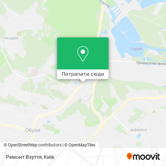 Карта Ремонт Взуття