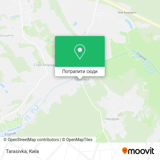 Карта Tarasivka