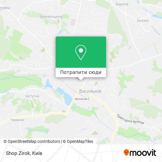 Карта Shop Zirok