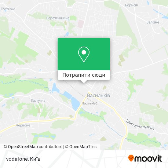 Карта vodafone