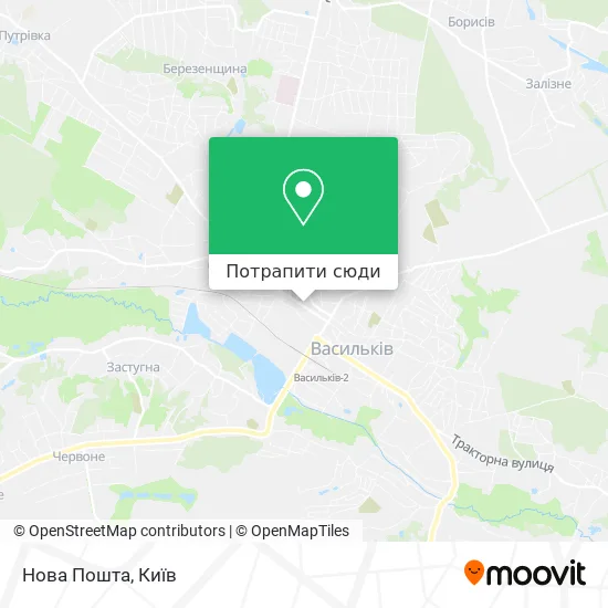 Карта Нова Пошта