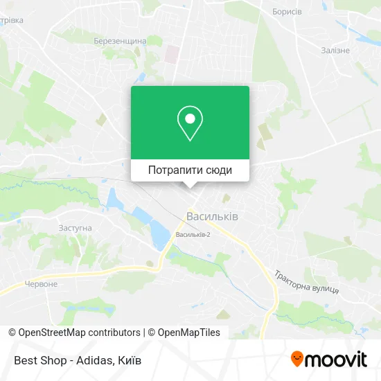 Карта Best Shop - Adidas