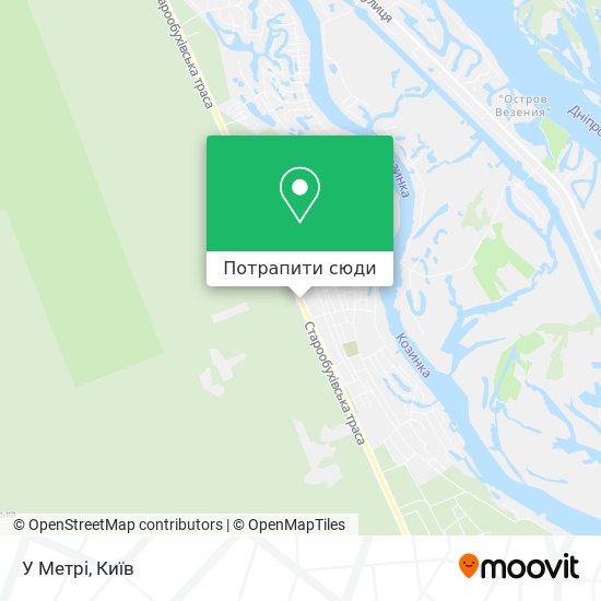 Карта У Метрі