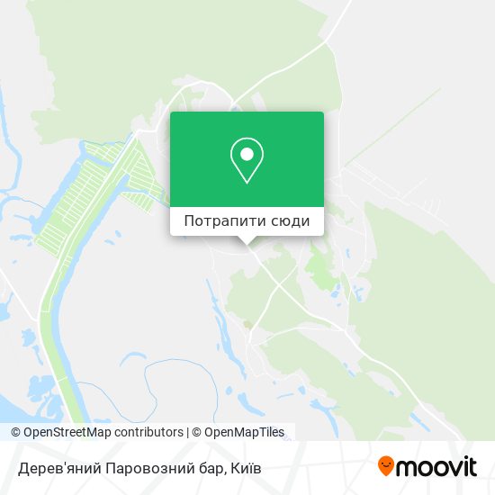 Карта Дерев'яний Паровозний бар