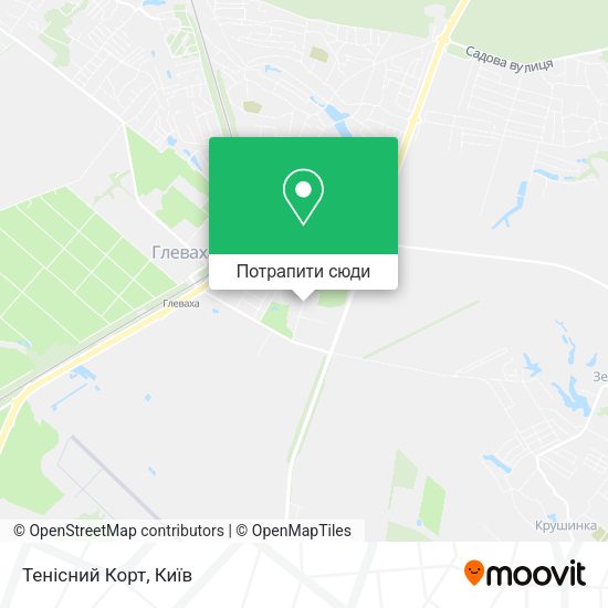 Карта Тенісний Корт
