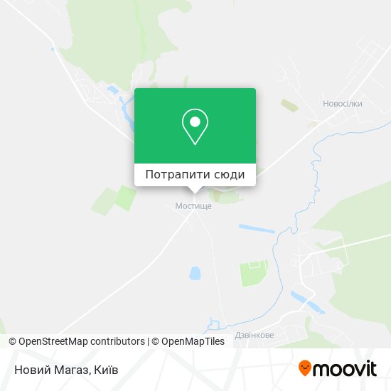 Карта Новий Магаз