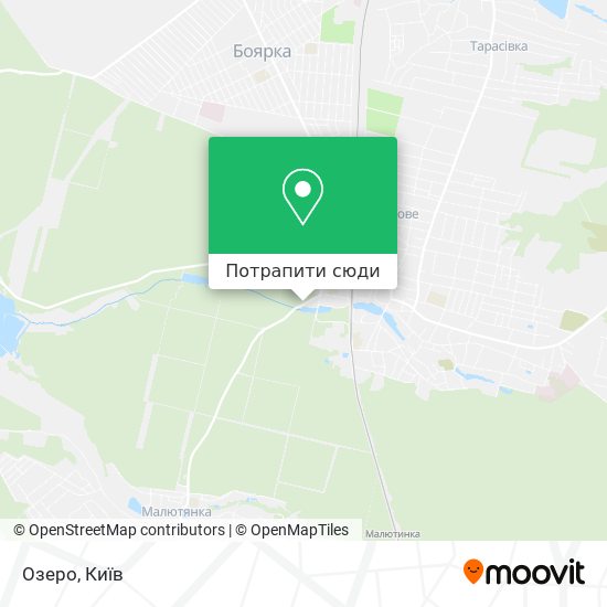Карта Озеро