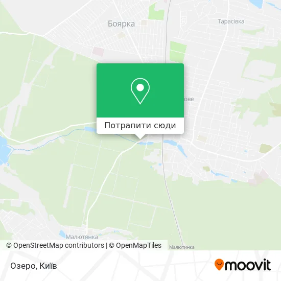 Карта Озеро