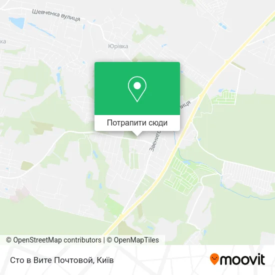 Карта Сто в Вите Почтовой