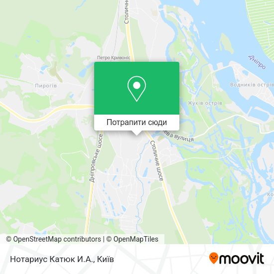 Карта Нотариус Катюк И.А.