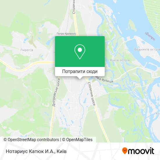 Карта Нотариус Катюк И.А.