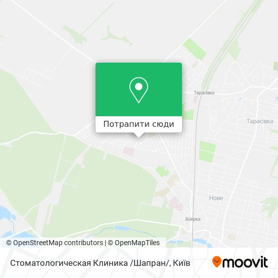 Карта Стоматологическая Клиника /Шапран/