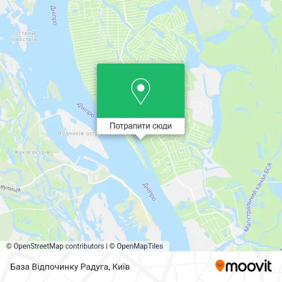 Карта База Відпочинку Радуга