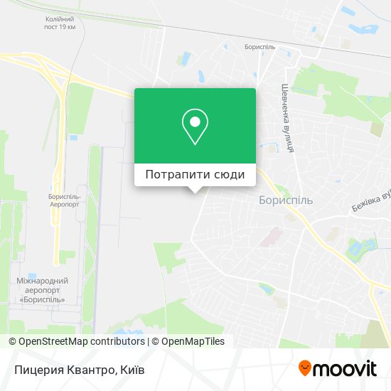 Карта Пицерия Квантро