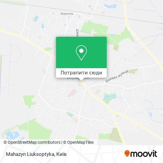 Карта Mahazyn Liuksoptyka