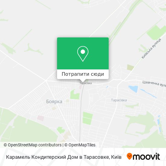 Карта Карамель Кондитерский Дом в Тарасовке