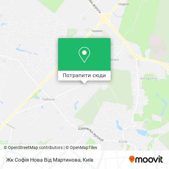 Карта Жк Софія Нова Від Мартинова