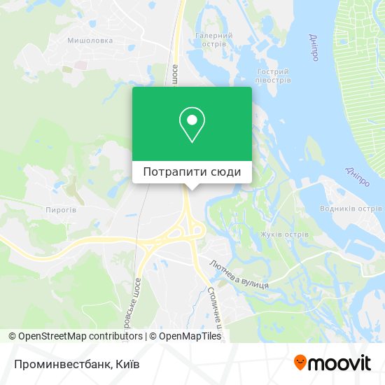 Карта Проминвестбанк