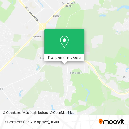 Карта /Укртест/ (12-Й Корпус)