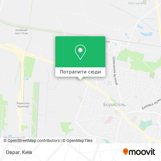 Карта Овраг