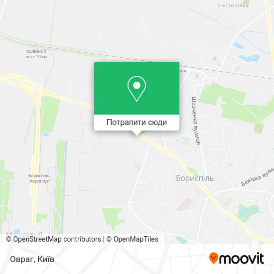 Карта Овраг