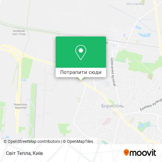 Карта Світ Тепла