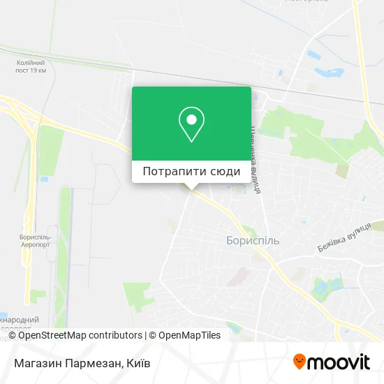 Карта Магазин Пармезан