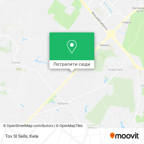 Карта Tov Sl Seils