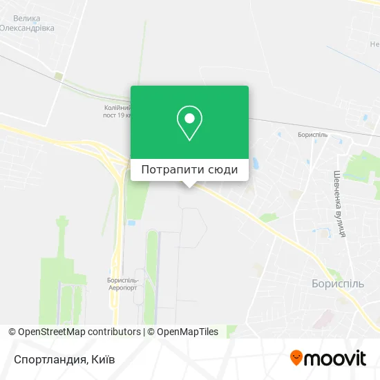 Карта Спортландия