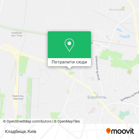 Карта Кладбище