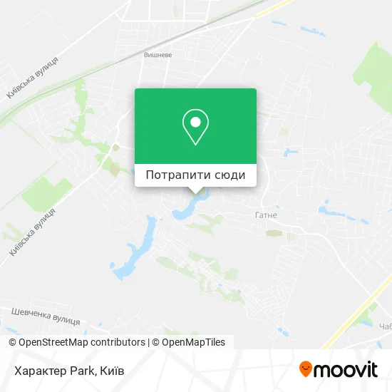 Карта Характер Park